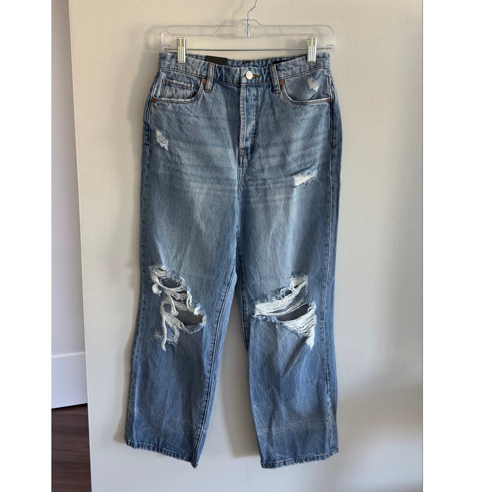 NWT: BlankNYC - Baxter Rib Cage Straight Leg Ankle Jeans in Personal Best (26")